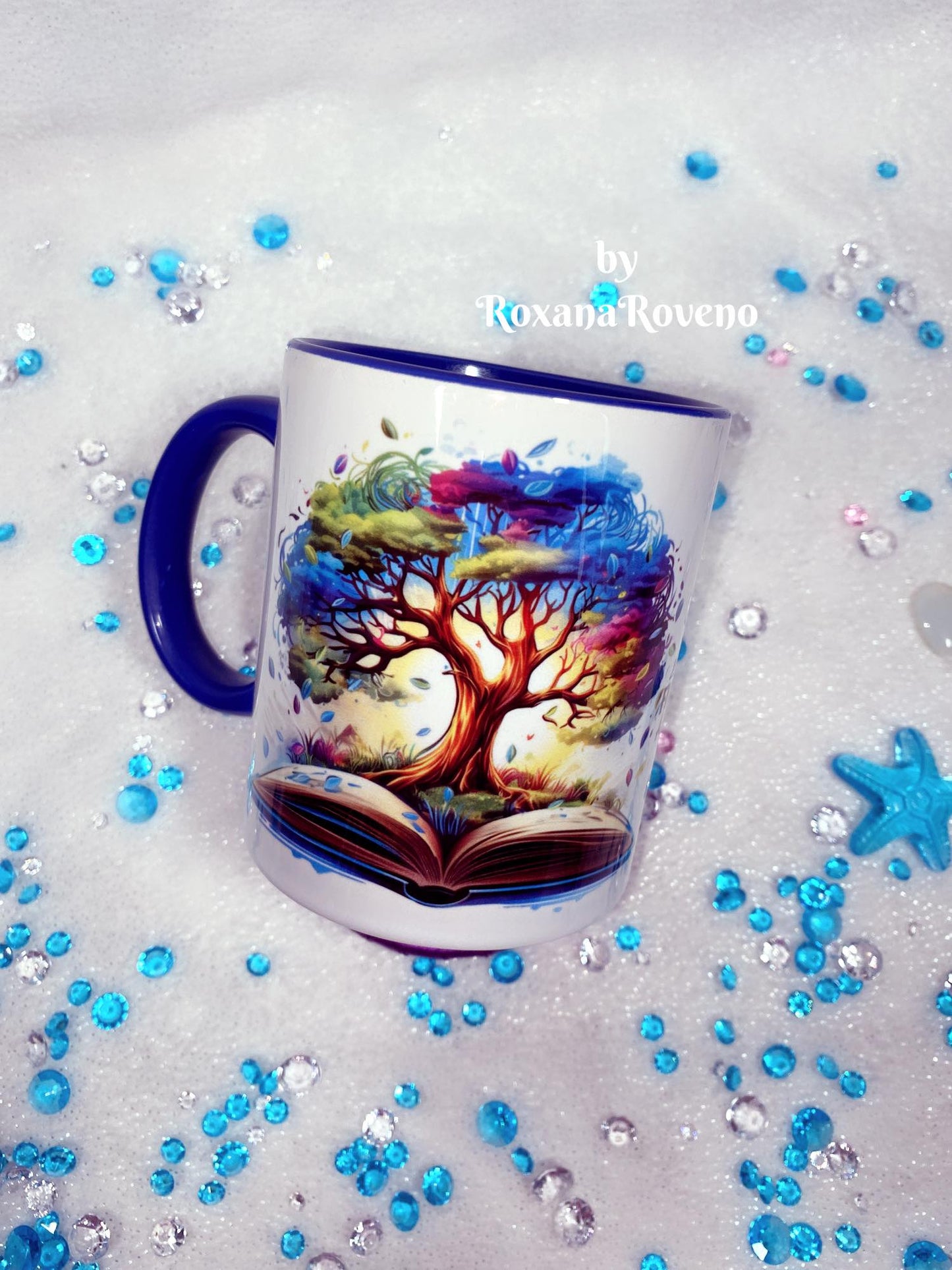 Book Tree Witcher, Fiction Addiction, 11oz Mug