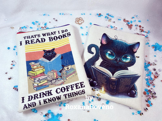 Black Cat reads, That's what I do, Book Sleeve