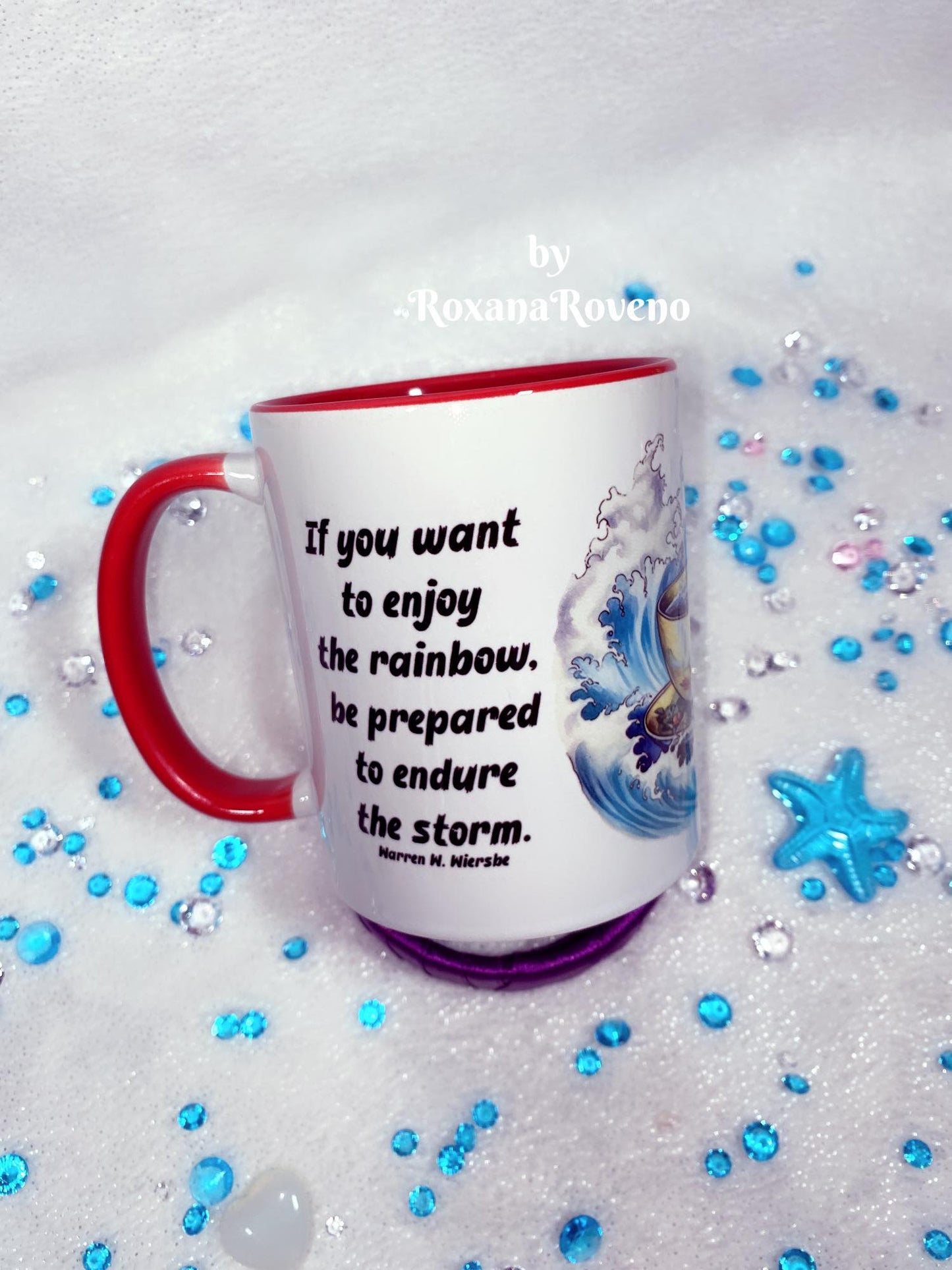 Enjoy the Rainbow, Motivational 11oz Mug