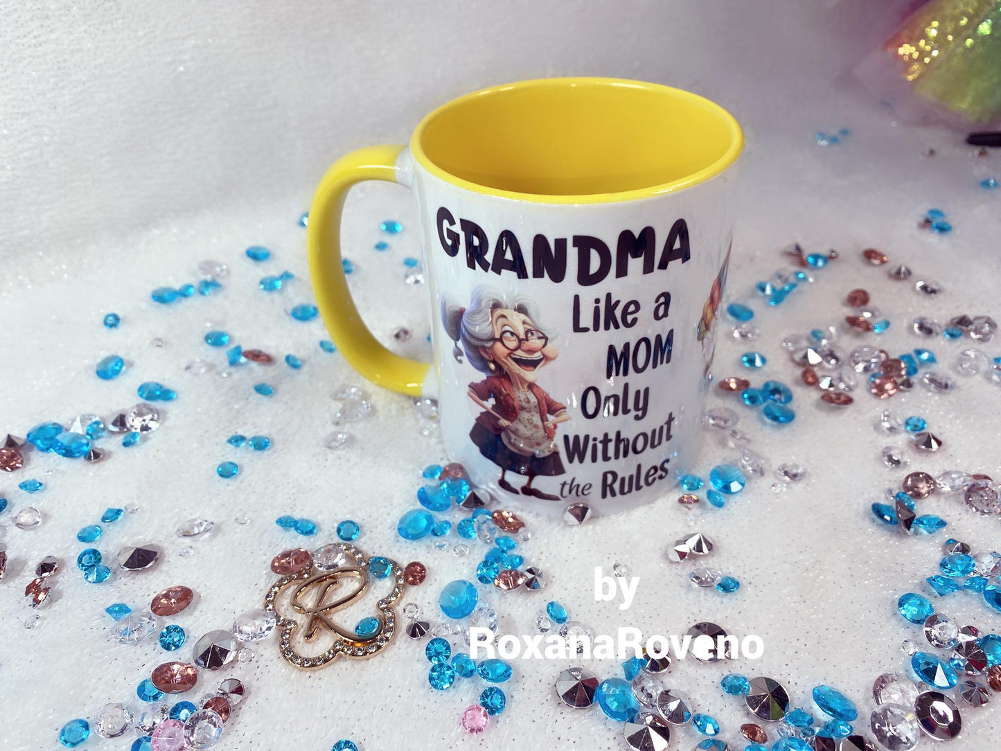 Grandma like a Mom, Funny Quotes, 11oz Mug