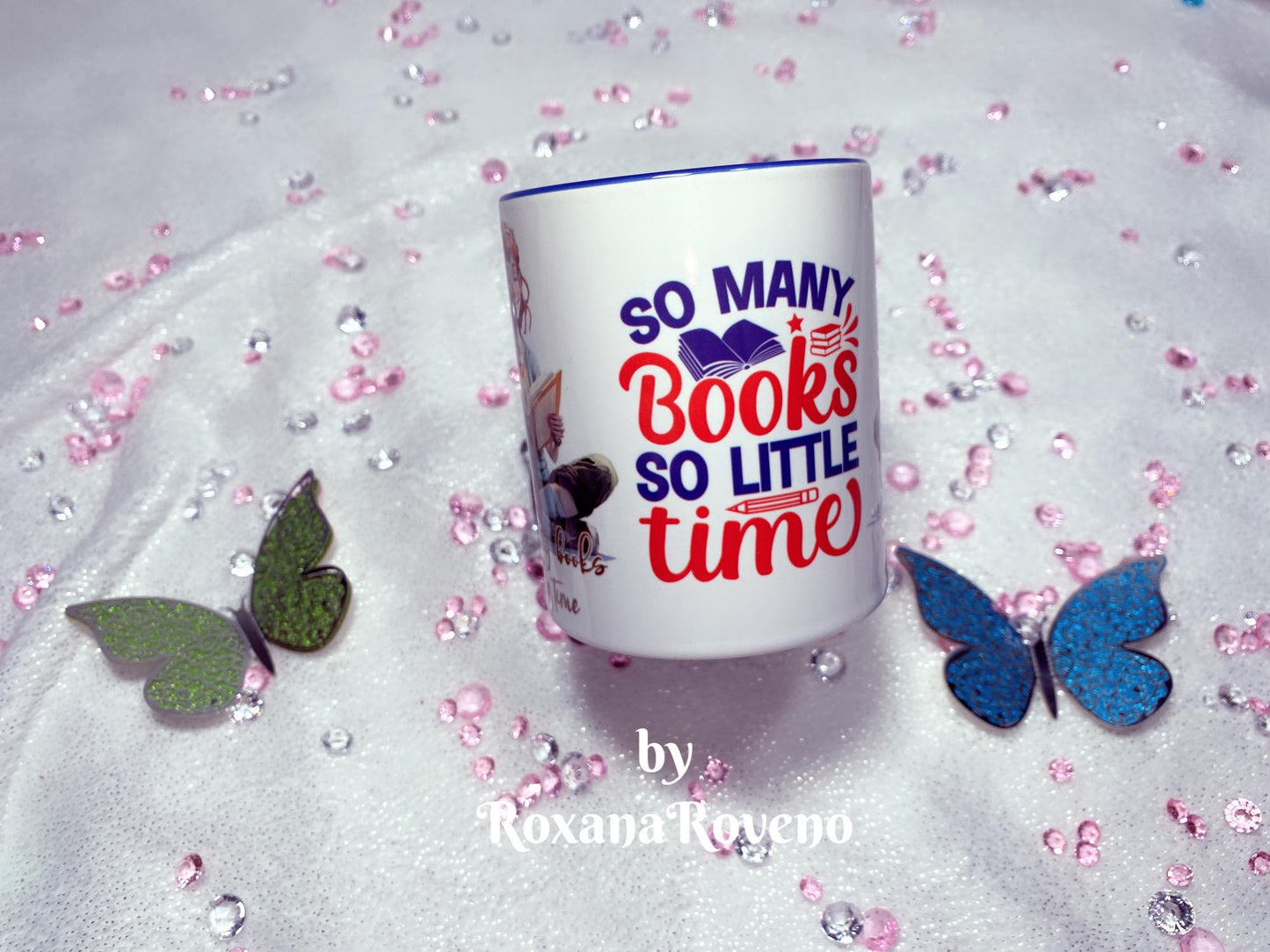 So many Books so Little time, Red hair girl, 11oz Mug