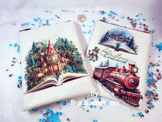 Magic Open Book, Christmas Tree, Book sleeve