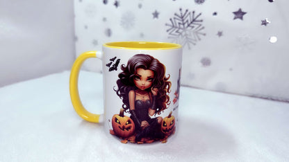 Halloween is lifestyle, Beautiful girl, 11oz Mug