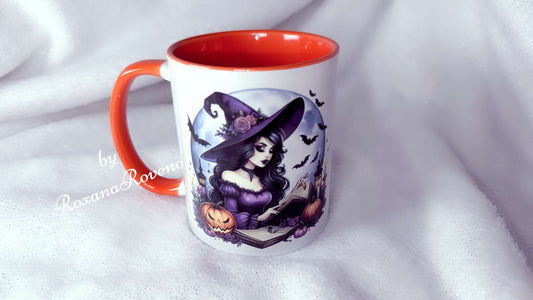 Beautiful Witch, Magic in a cup of Read, 11oz Mug