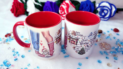 Lovers, Cat & Christmas, 11oz Mug