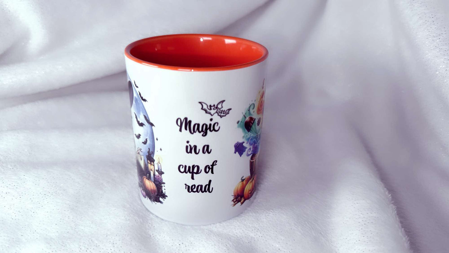 Beautiful Witch, Magic in a cup of Read, 11oz Mug