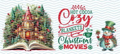 Hot Cocoa, Cozy Blankets, Christmas Movies, 11oz Mug